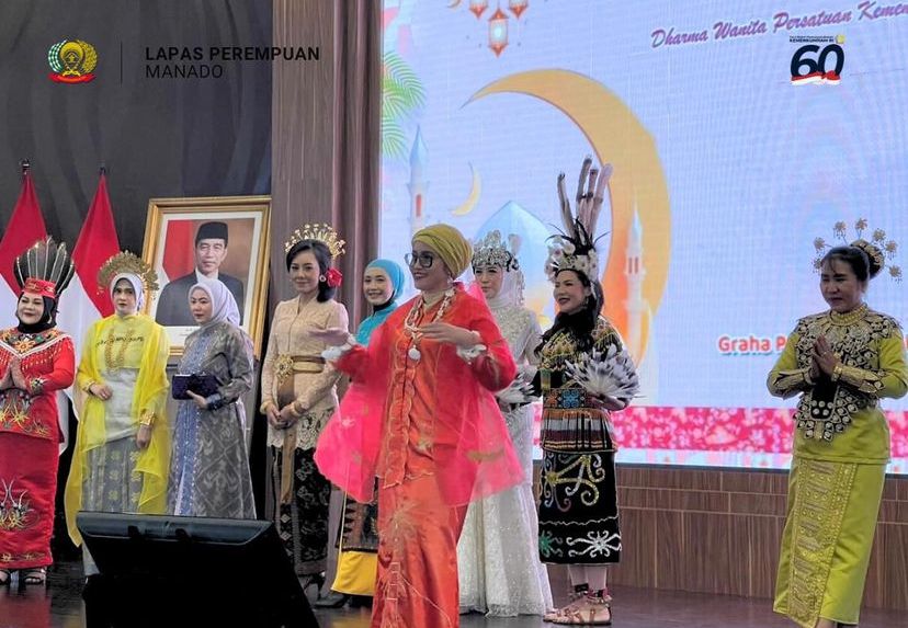 DWP Kanwil Kemenkumham Sulut Meriahkan Fashion Show Bazar Ramadan 1445H