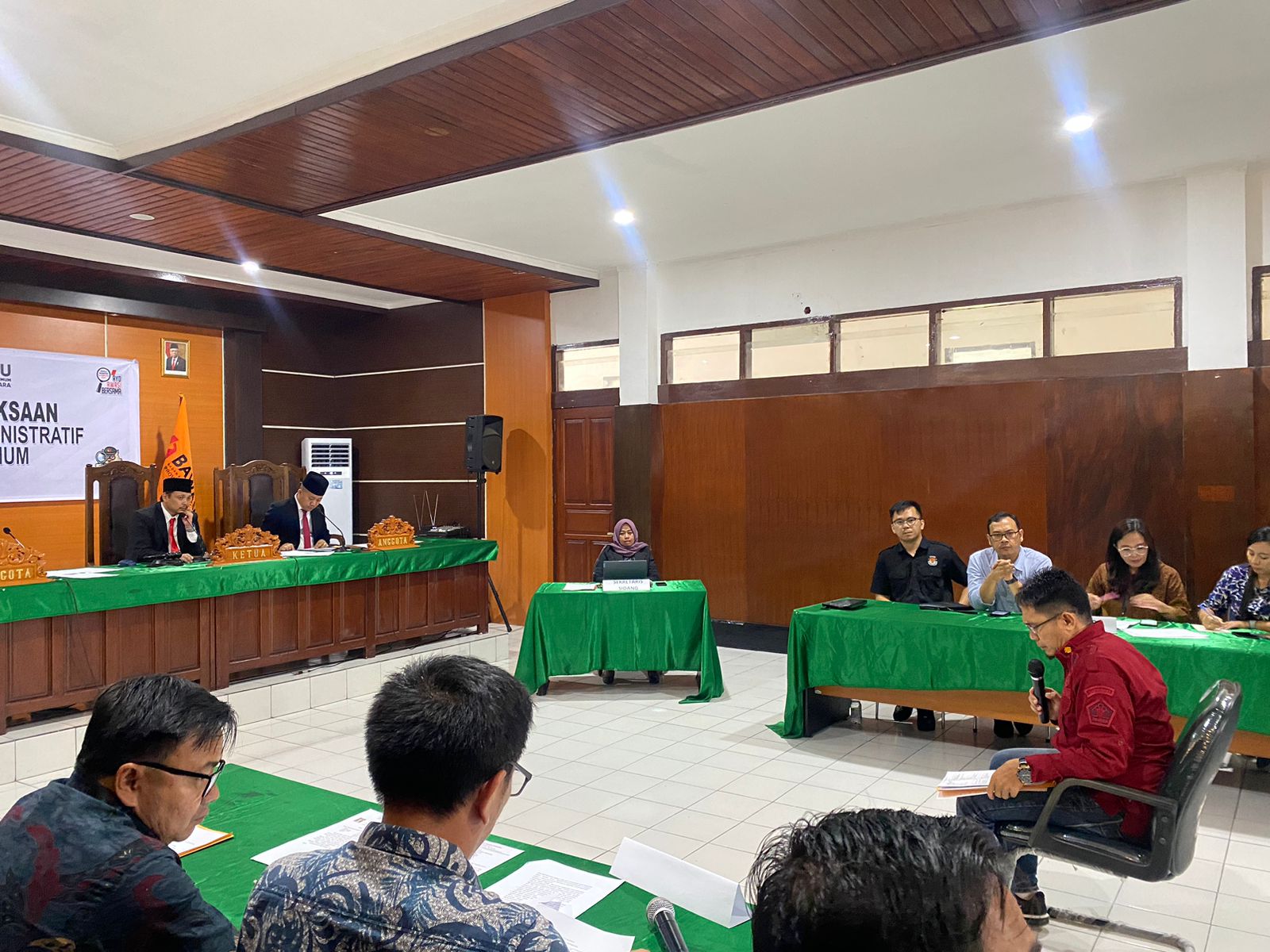 Plt. Kepala Lapas Perempuan Manado Hadiri Sidang Bawaslu Sulawesi Utara Sebagai Saksi